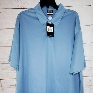 2XL Nike Golf Dri Fit Embroidered Baby Blue Shirt